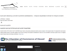 Tablet Screenshot of hawaiiyachts.com